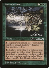 Natural Balance (4th Place) (Arena League), Oversize Cards