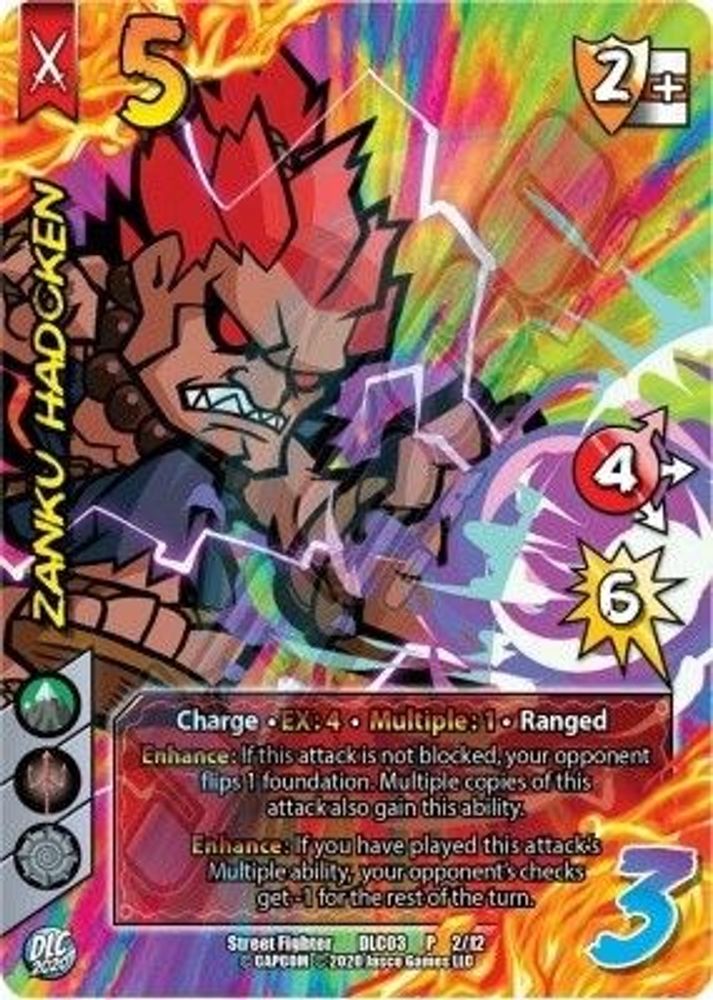 Zanku Hadoken, Foil, front
