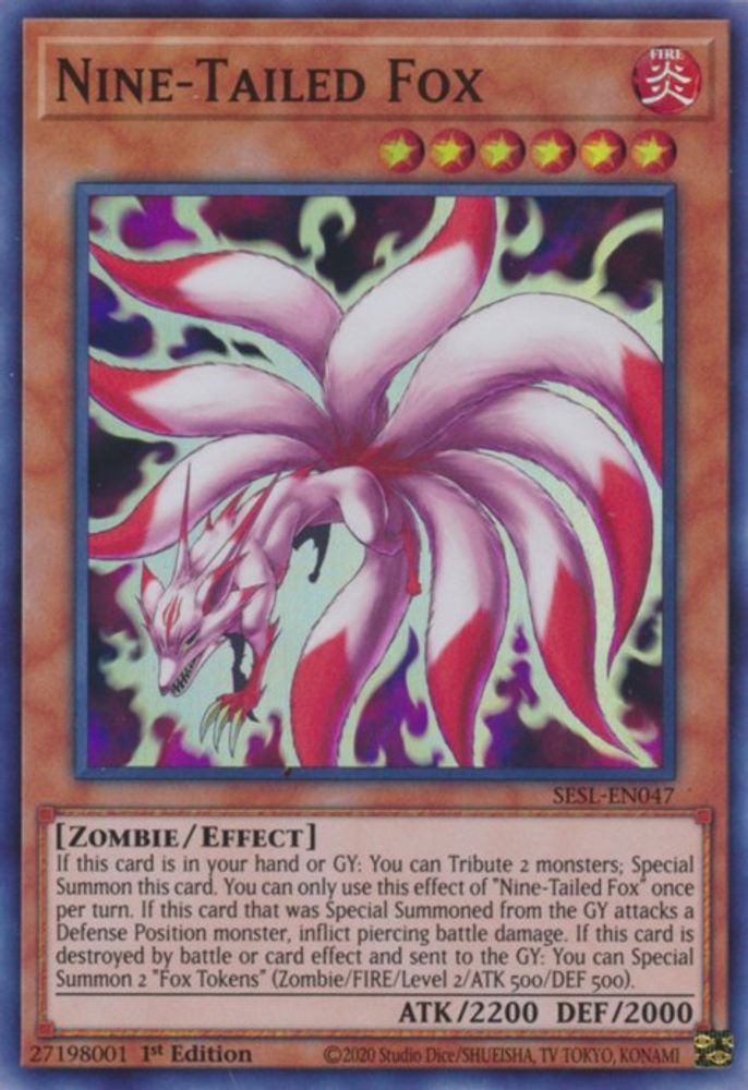 Nine-Tailed Fox, 1st-edition, front