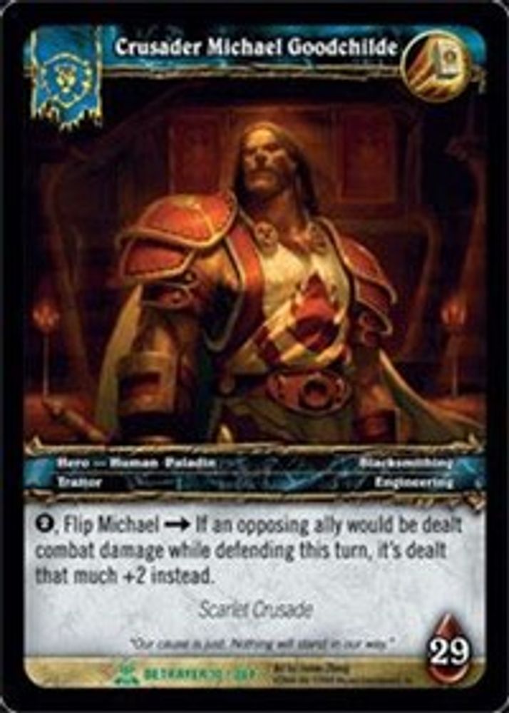Crusader Michael Goodchilde, Standard, front