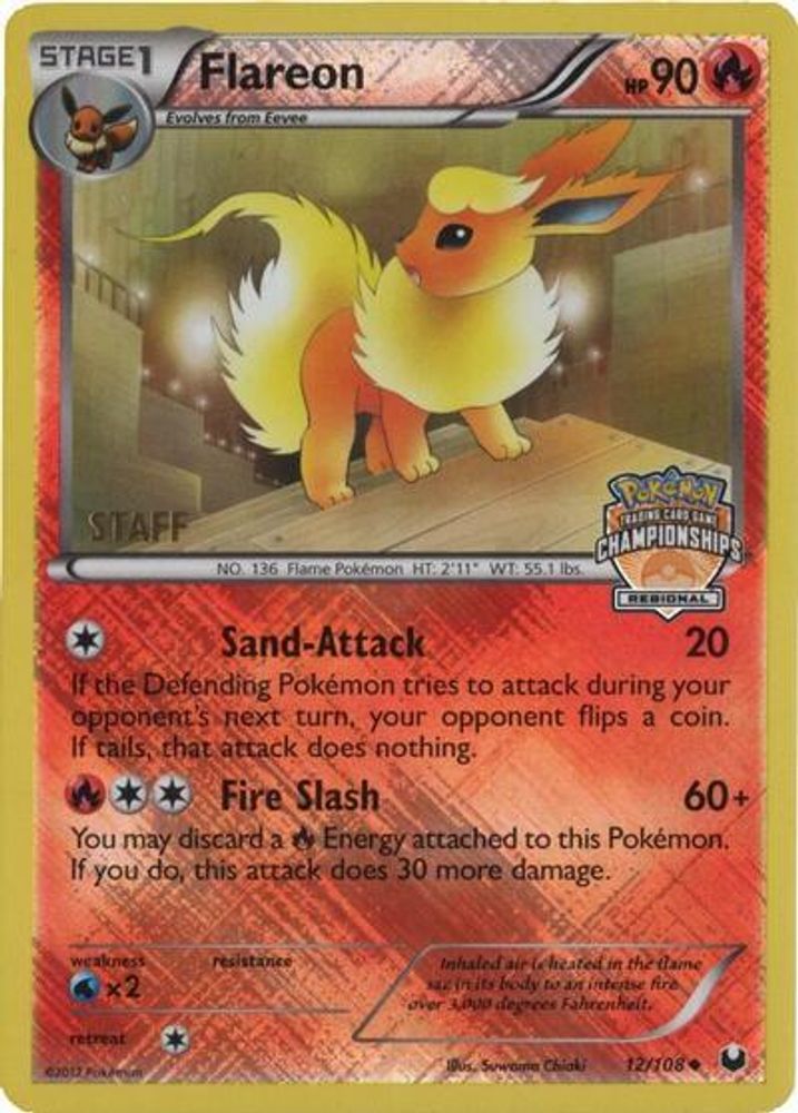 Flareon - 12/108 (Regional Championships) [Staff]