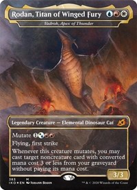 Rodan, Titan of Winged Fury - Vadrok, Apex of Thunder, Ikoria: Lair of Behemoths