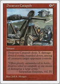 Dwarven Catapult, Fifth Edition