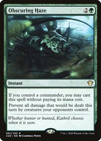 Obscuring Haze, Commander 2020