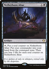 Netherborn Altar, Commander 2020