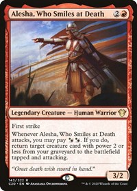 Alesha, Who Smiles at Death, Commander 2020