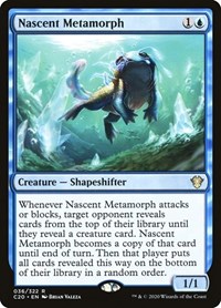 Nascent Metamorph, Commander 2020