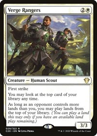 Verge Rangers, Commander 2020