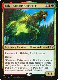 Pako, Arcane Retriever, Commander 2020