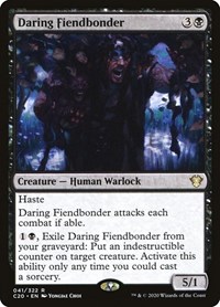 Daring Fiendbonder, Commander 2020