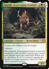 Yannik, Scavenging Sentinel, Commander 2020