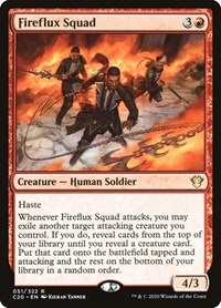 Fireflux Squad, Commander 2020