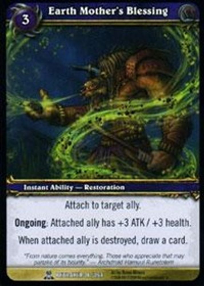 Earth Mother's Blessing, Standard, front