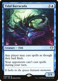 Tidal Barracuda, Commander 2020