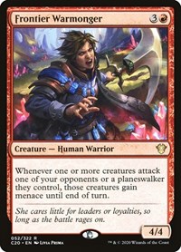 Frontier Warmonger, Commander 2020