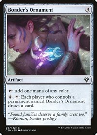 Bonder's Ornament, Commander 2020