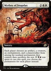 Mythos of Snapdax (Extended Art), Ikoria: Lair of Behemoths