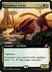 Frondland Felidar (Extended Art), Ikoria: Lair of Behemoths