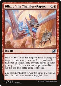 Blitz of the Thunder-Raptor, Ikoria: Lair of Behemoths