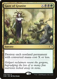 Gaze of Granite, Commander 2020