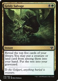 Grisly Salvage, Commander 2020