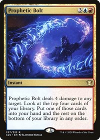 Prophetic Bolt, Commander 2020