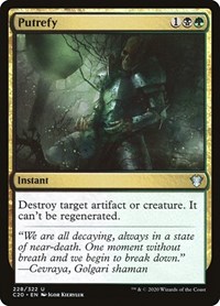 Putrefy, Commander 2020