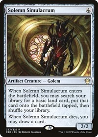 Solemn Simulacrum, Commander 2020