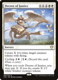 Decree of Justice, Commander 2020