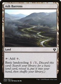 Ash Barrens, Commander 2020