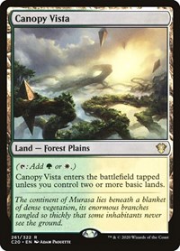 Canopy Vista, Commander 2020