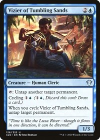 Vizier of Tumbling Sands, Commander 2020