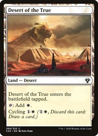 Desert of the True, Commander 2020