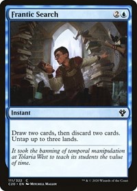 Frantic Search, Commander 2020