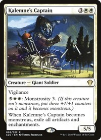 Kalemne's Captain, Commander 2020