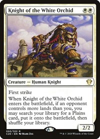 Knight of the White Orchid, Commander 2020