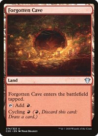Forgotten Cave, Commander 2020