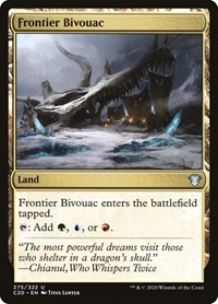 Frontier Bivouac, Commander 2020