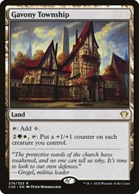 Gavony Township, Commander 2020