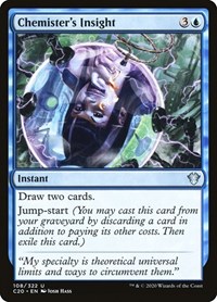 Chemister's Insight, Commander 2020