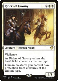 Riders of Gavony, Commander 2020
