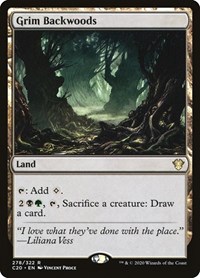 Grim Backwoods, Commander 2020