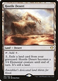 Hostile Desert, Commander 2020