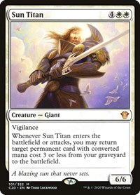 Sun Titan, Commander 2020
