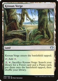 Krosan Verge, Commander 2020