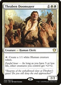 Thraben Doomsayer, Commander 2020