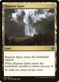 Rupture Spire, Commander 2020