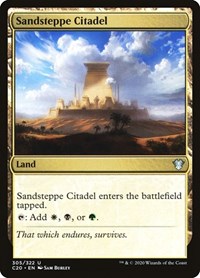 Sandsteppe Citadel, Commander 2020