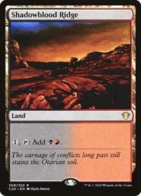 Shadowblood Ridge, Commander 2020