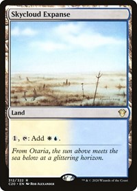 Skycloud Expanse, Commander 2020